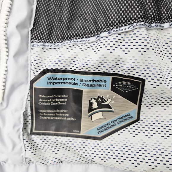 Columbia Jacket Womens L Omni Tech Heavy Coat Lined Waterproof Interchange Adult - Picture 12 of 15